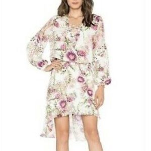 Haute Hippie | Silk Dress Wildflower Print MIDI